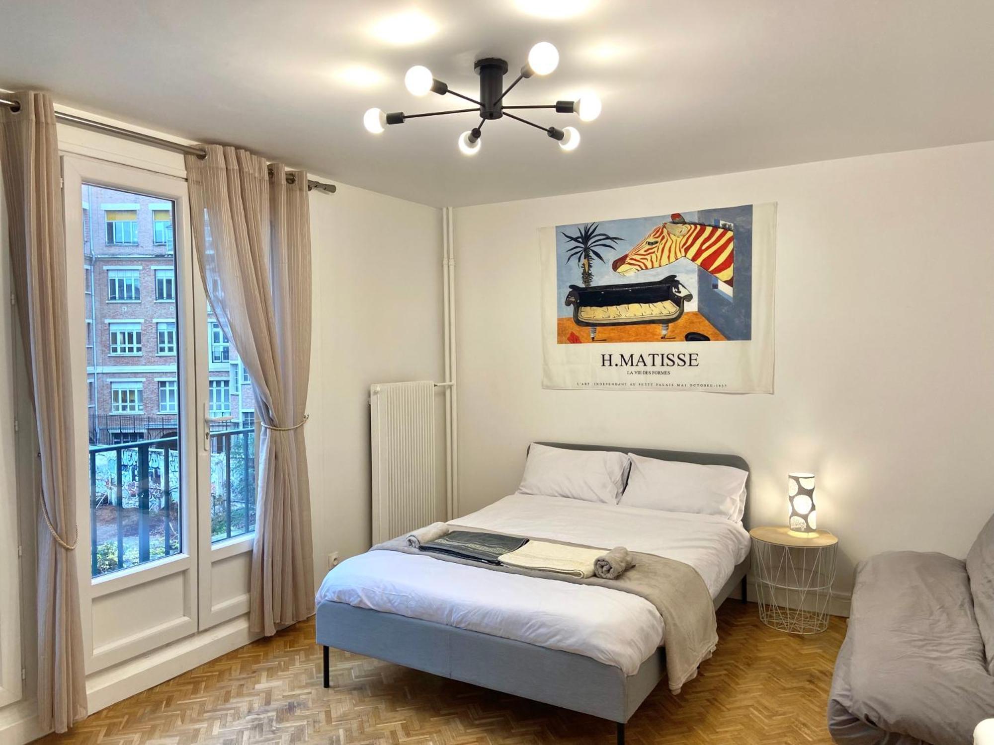 Paris: Agreable Chambre D'Un Grand Artiste Lejlighed Eksteriør billede